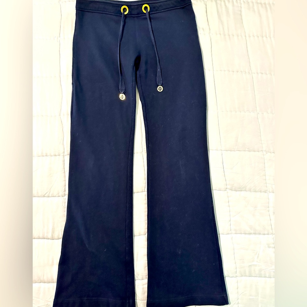 Tory Burch navy sweatpants size small